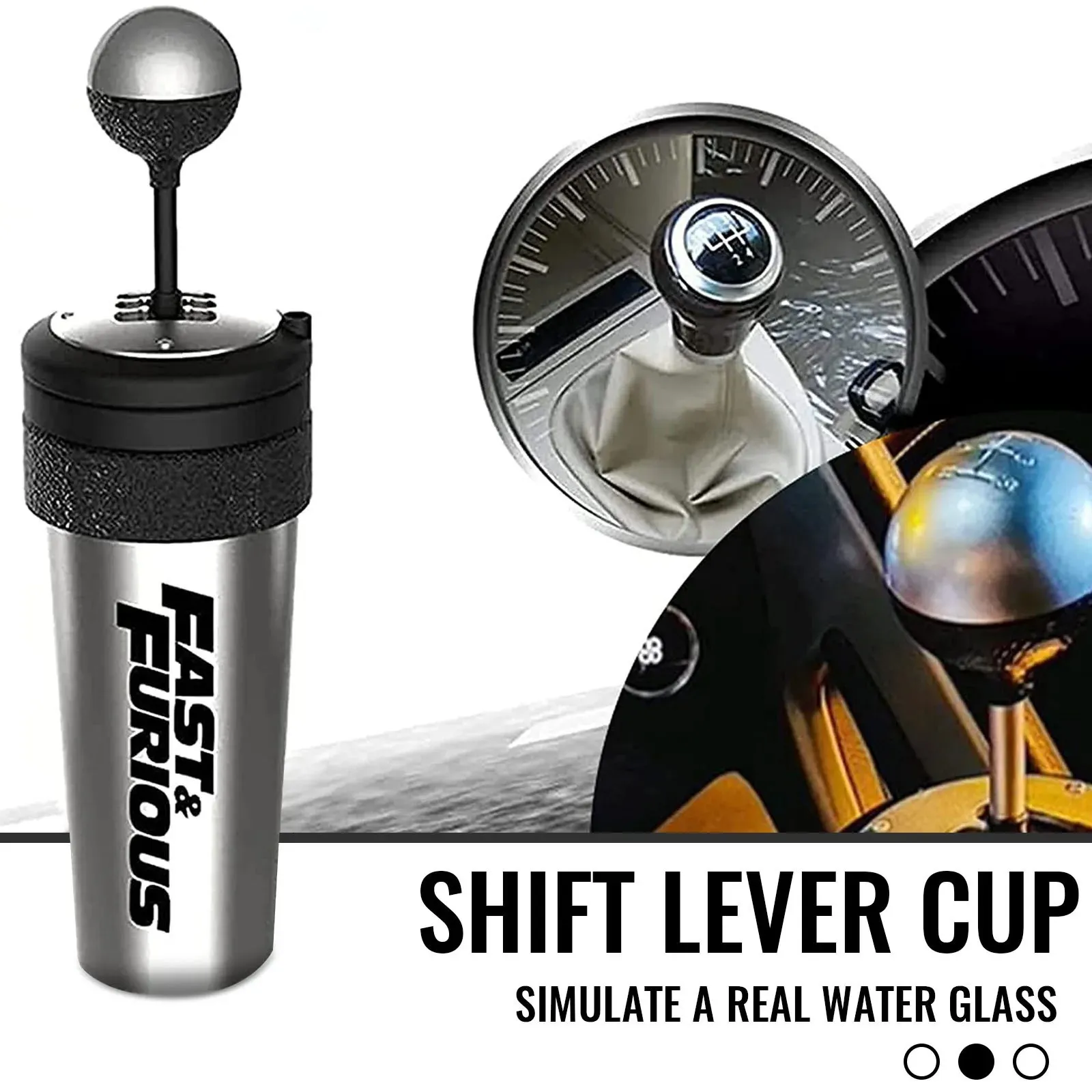 650ML Fast And Furious 9 Gearshift Cup With Straw Lid Tumbler Mug Thermal Coffee Bottle For Water 240429