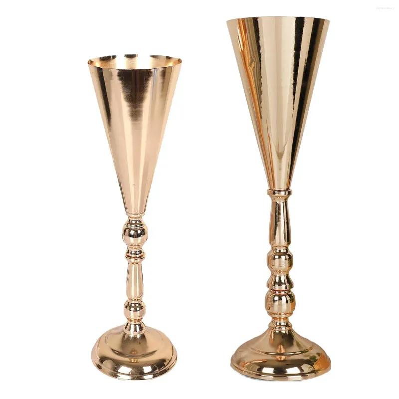 Vases Mariage Flower Trumpet Vase Centres pour le dîner d'anniversaire