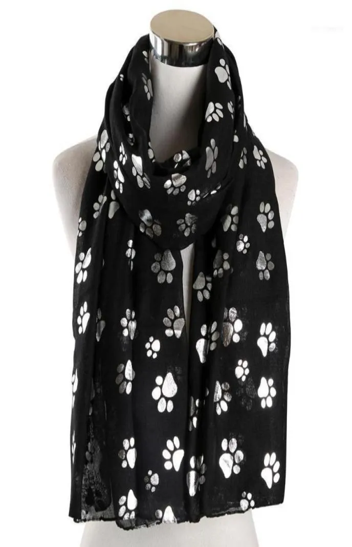 Schals 2021 Fashion Cat Dog Print Schal