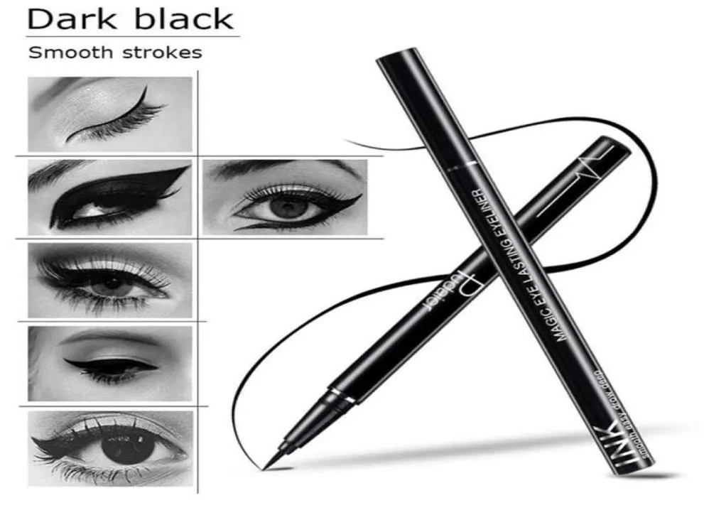 Drop Ship Pudaier impermeável à prova d'água líquido líquido Eyeliner Pen lápis Make Up Up Up MAQUIAGENS RÁPIDO MAGUE DRÁPIDO ELETO DE ALENTE 4675135