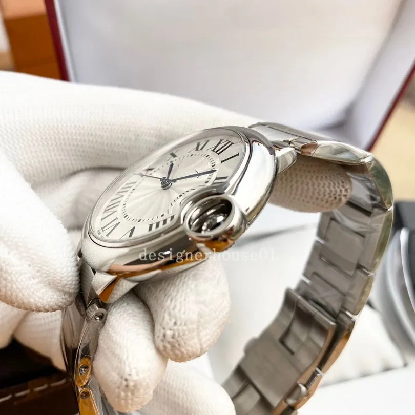 His and Her Automatic Couple Watches 36 41mm Classic Roman Dial Canon Quick Release Design