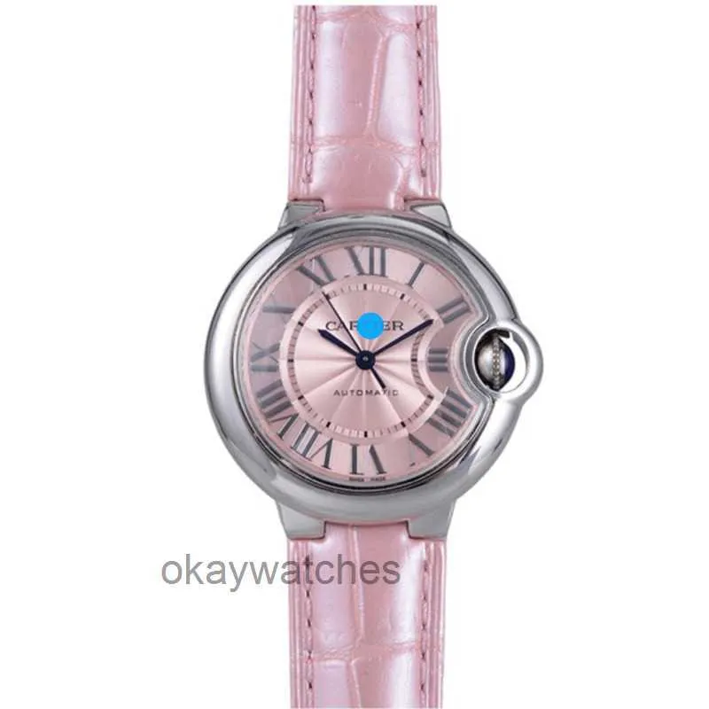 Unisex Dials Automatyczne zegarki robocze Carter Medieval New Blue Balon 33 mm proszkowy zegarek mechaniczny WSBB0002