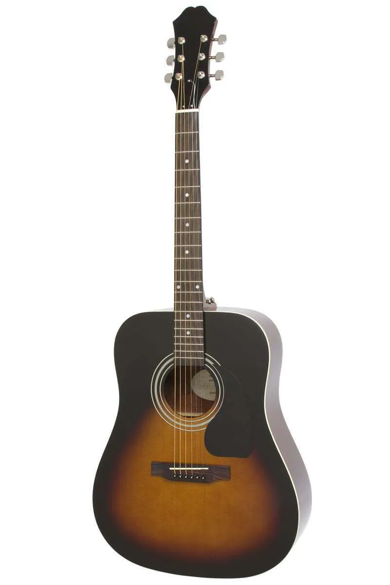 Songmaker DR 100 Vintage Sunburst Folk Gitarre Akustikgitarre Anfänger