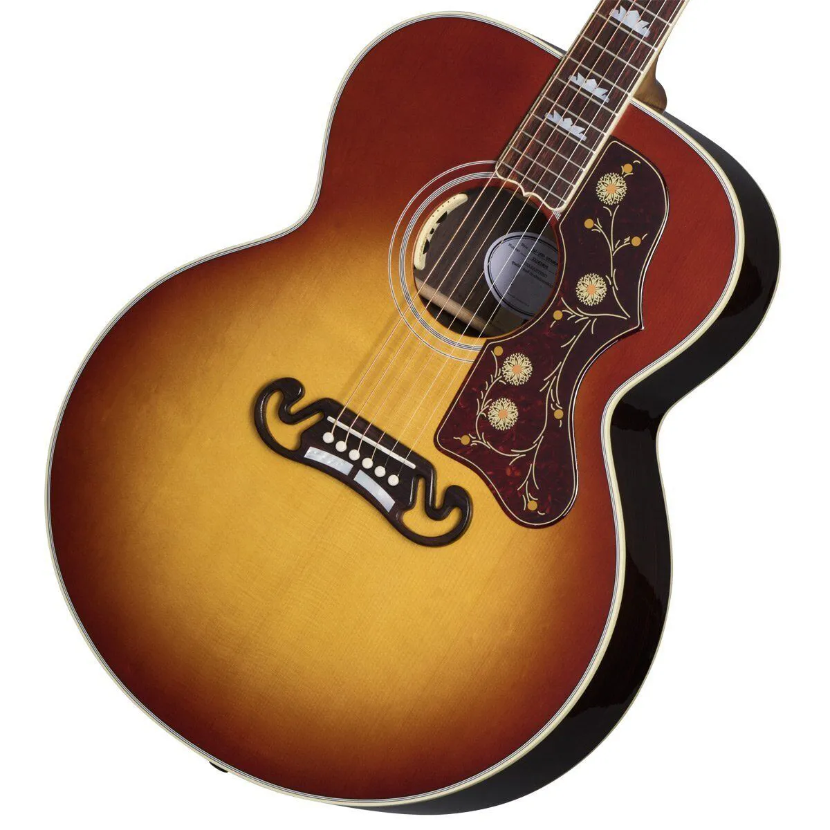 SJ200 Standard Rosewood RB Rosewood Burst Acoustic Guitar als hetzelfde van de foto's