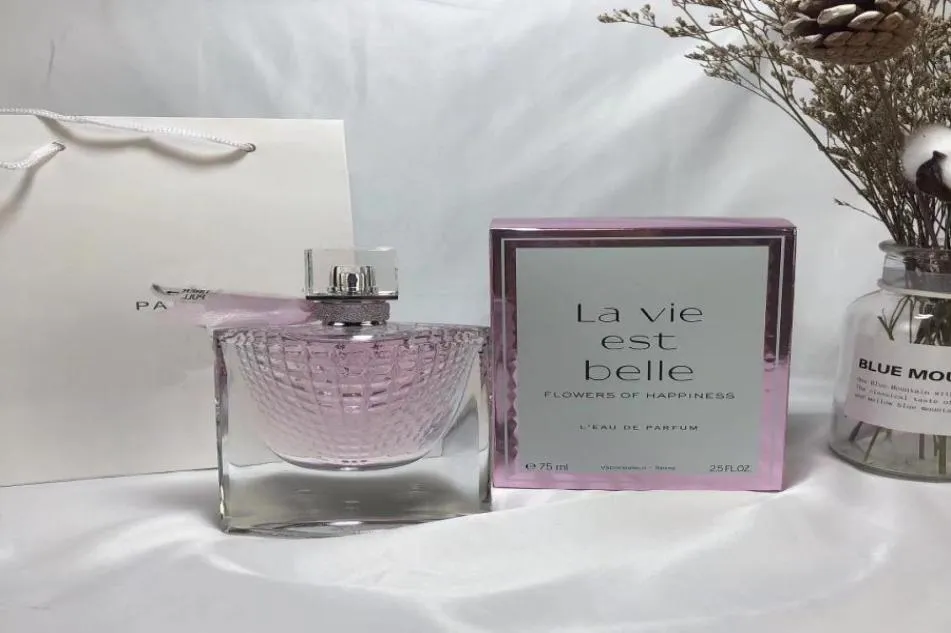 Fleurs de bonheur Femme Perfume parfum 75 ml Edp Eau de Parfum Spray Long Loney Sennts Sennts Lady Perfumes Designer BR9440775