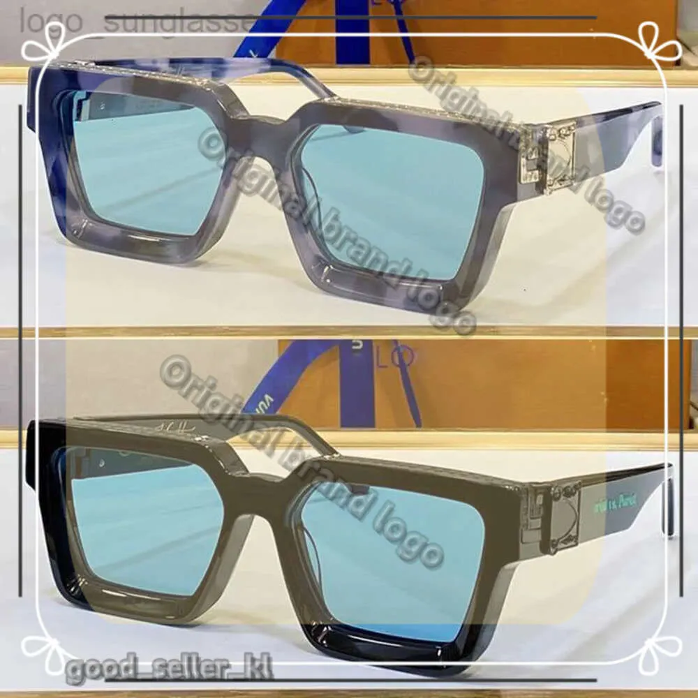 Designer Millionaire Classic Hochwertige Sonnenbrille Eine Million Herren Damen Neue Farbmode Luxus Designer Festliche Party Blaues Objektiv UV-Schutzschaltbox 856