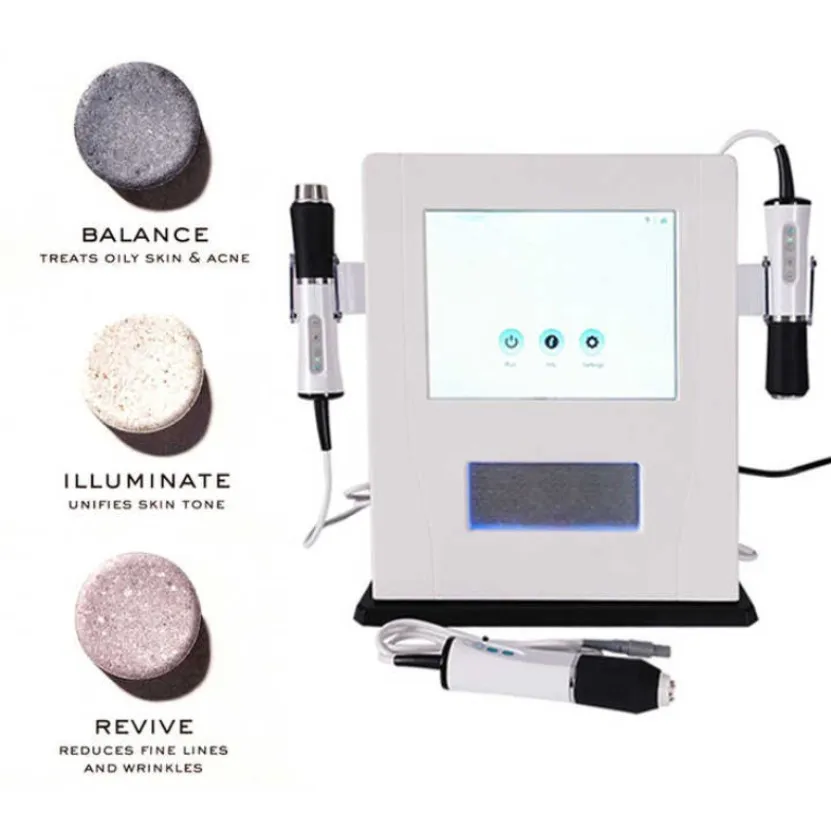 Maszyna odchudzająca 3 w 1 Skokanie skóry sprzęt kosmetyczny Ultrasund RF CO2 Bubble Trąc Trądzik Maszyna do twarzy tlenu