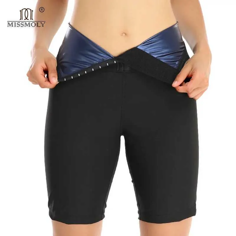 Women's Shapers Doman Sauna Sauna Pants Body Shaper TALIST TALIT TRAST SLIMING Thermo Shapewear Shorts Połączanie Kontrola fitness Leggingi Suits Y240429