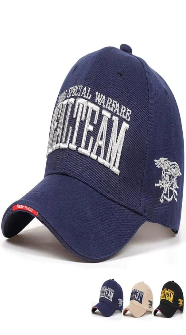 Caps de bola 2021 atinge a equipe de selo da marinha dos EUA tactical Cap da marca de beisebol masculino Gorras ajustável snapback hat9648507
