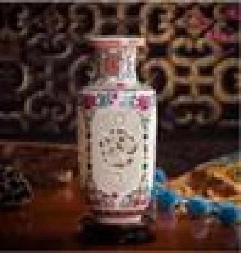 Vase en céramique de style chinois moderne Formes de table caramique Vase de table caramique pour la maison El Office Club Bar décor 3 couleurs Choix3442607