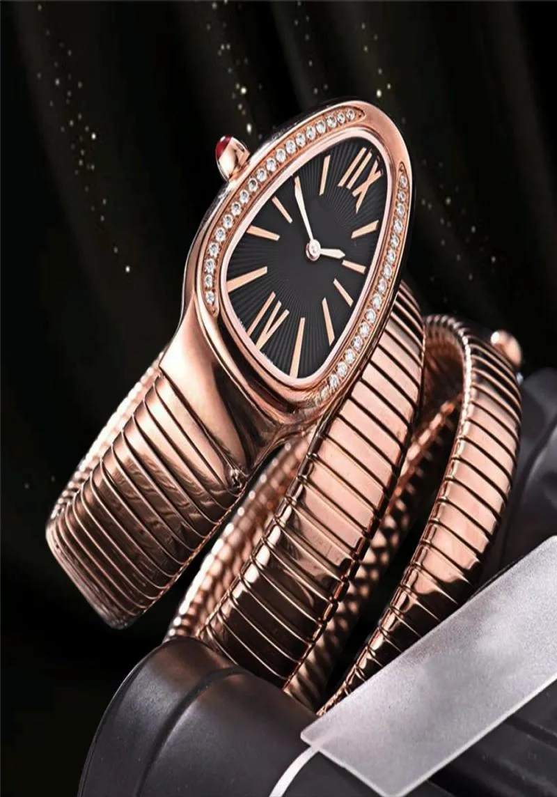 Eternity 8 Kolor Tanie wysokiej jakości 103002 Biała tarcza Szwajcarska kwarc Watch Watch Rose Gold Case Double Pętla Bransoletka Moda W1690059