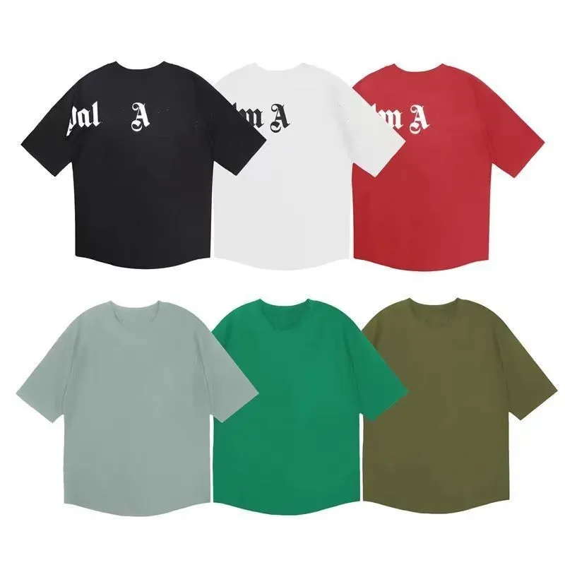 Mode Sommer T -Shirt Tees Herren Damen Designer T -Shirts Langarm Tops Palms Buchstabe Baumwolle T -Shirts Kleidung Polos Kurzarm hochwertige Kleidung