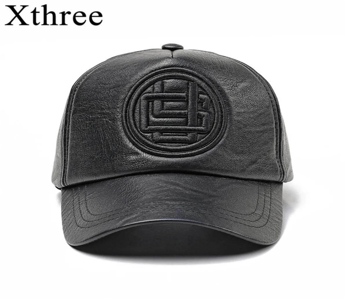 xThire Fall Hiver Leather Baseball CAP FAUX CHAPE HIVER HIVER SCAP SNAP Back pour hommes Hat de capuchon décontracté Fashion High Quality 2201152282804