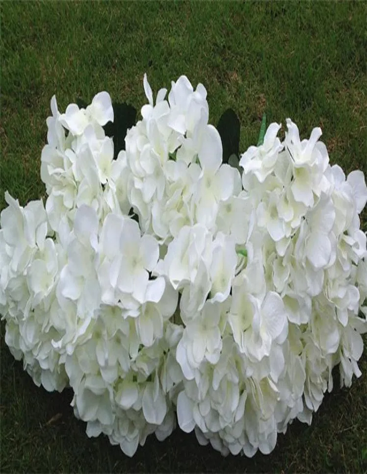 Silk Europese hortensia's 50cm1969quot lengte kunstmatige hortensia bush 7 bloemkoppen per bos 6 kleuren voor bruiloftsbloem1294459