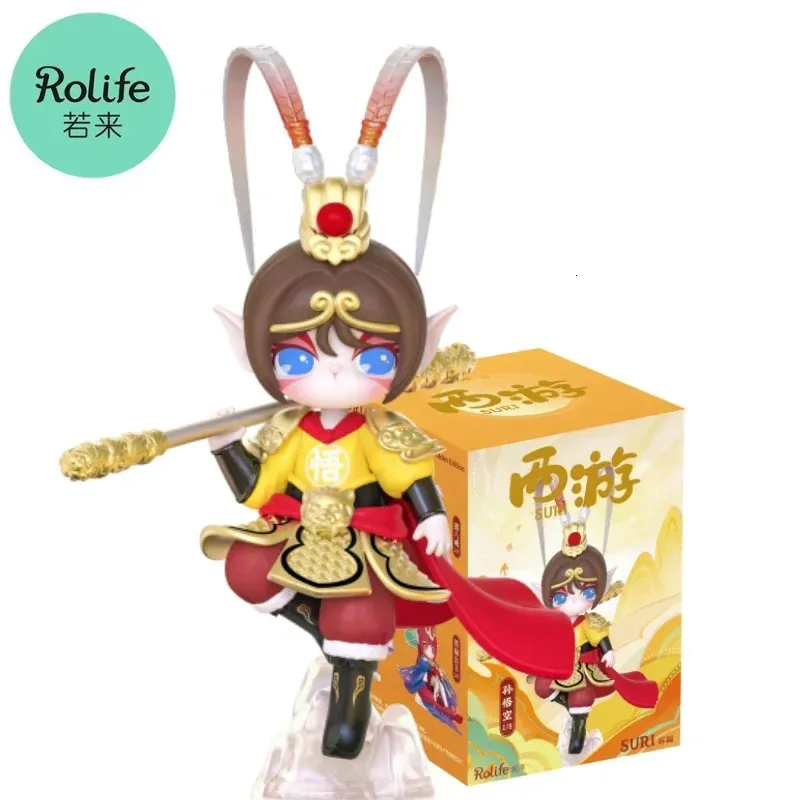Robotime Rolife Suri Journey to the West Series Blind Box Action Figures Doll Toys Surprise Box Lady Toys - Sixx0 240428