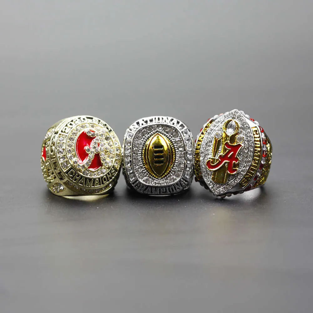NP9F Band Ring Ring Three 2020 NCAA University of Alabama Championship Sets 0wea