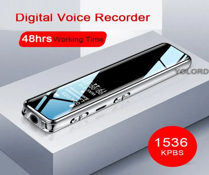 1536kbps Mini Registratore Digital Digital Audio Pen Dictaphone Piccolo registratore audio di registrazione attivata Meeting Classe6970592