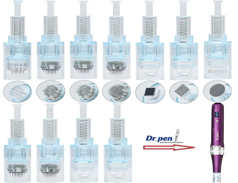 2020 9123642NANO PIN POIN EXPACTION MICRONEEDLE CARTRIDGE Tips för Electric Auto Derma Pen X5 Dr Pen Skin Care Beauty2958264
