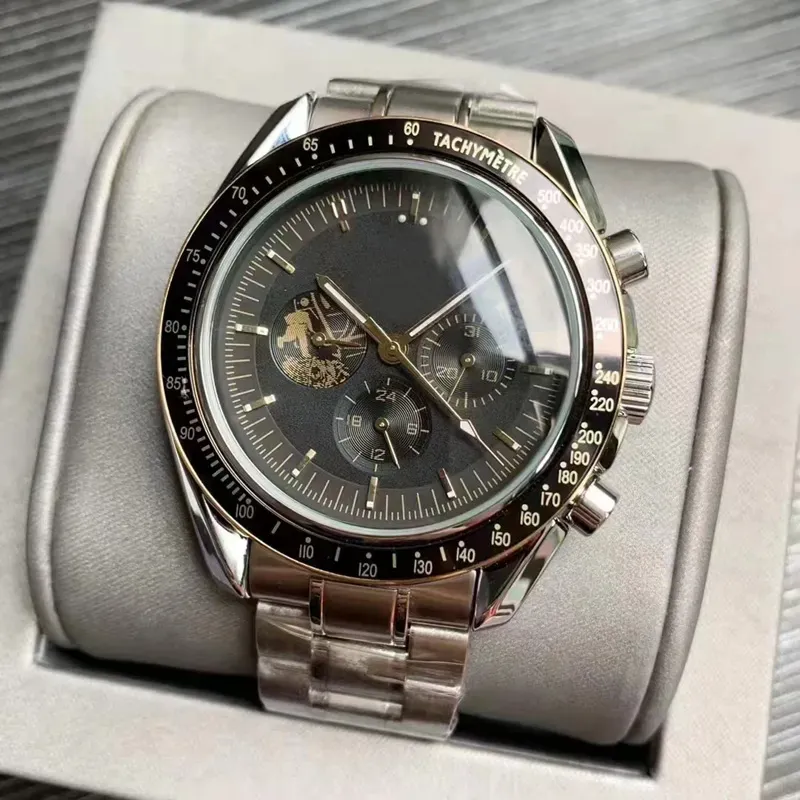 Montres de poignet pour les hommes 2023 Nouvelles montres pour hommes tous les cadran travail automatiquement de machines Top Brand Chronograph Clock Men Fashion HHH03291W