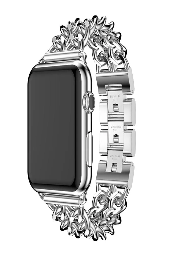 Banda di guardia in stile corda in acciaio inossidabile per Apple Watch 38mm 42mm 42mm 44mm per Apple Iwatch Series 4 3 2 1 Strap1336711