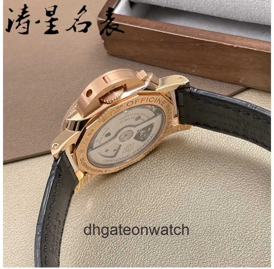 PENERAA High End Designer Watches For Box Diving Series 18K Rose Gold Automatic Mechanical Mens Watch Pam00684 Original 1: 1 avec un logo et une boîte réels