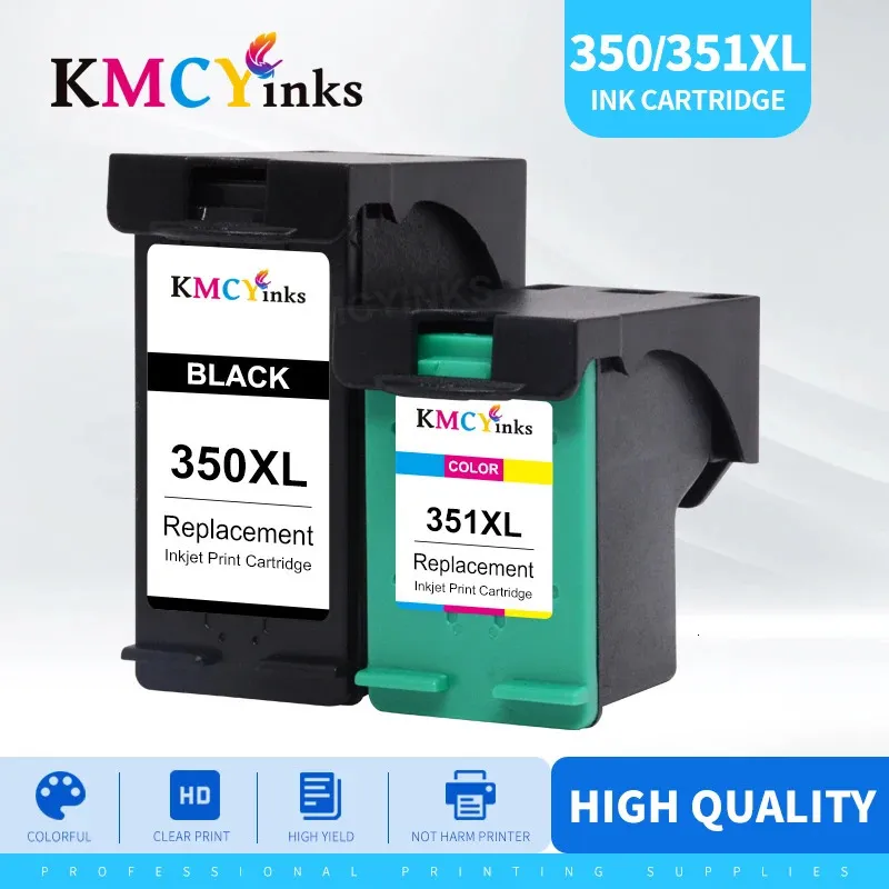 Kmcyinks Rimpasso di cartuccia a inchiostro da 350XL Rigarato per HP 350 351 XL per HP350 Deskjet D4260 4260 D4360 C4200 C4480 240420