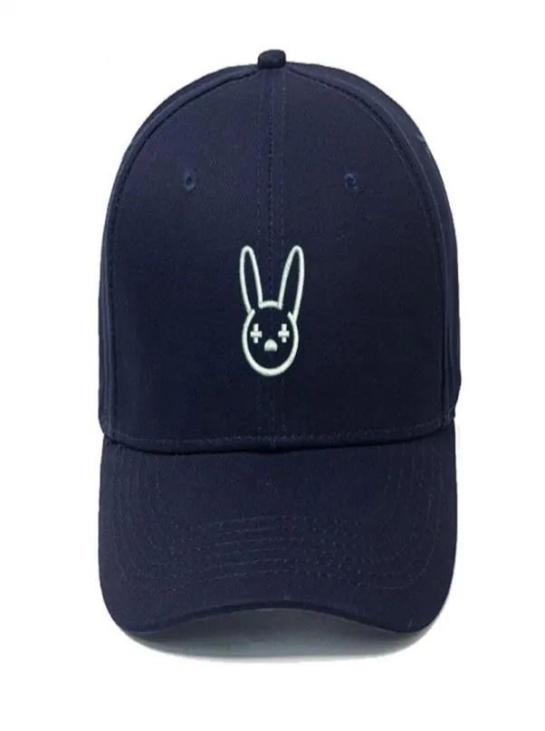 Bad Bunny Baseball Cap Men Spring Rapper Hip Hop Dad Hat 100 Cotton Gorras Unisex Embroidered Bone Hats 2205117520355