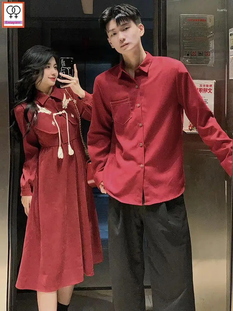 sachin and babi light blue dress Matching Couple Casual Outfits Pullover Hooded Brocade Dress Mid-Calf  Length for Juniors Autumn from Dhgate Basic & Casual Dresses