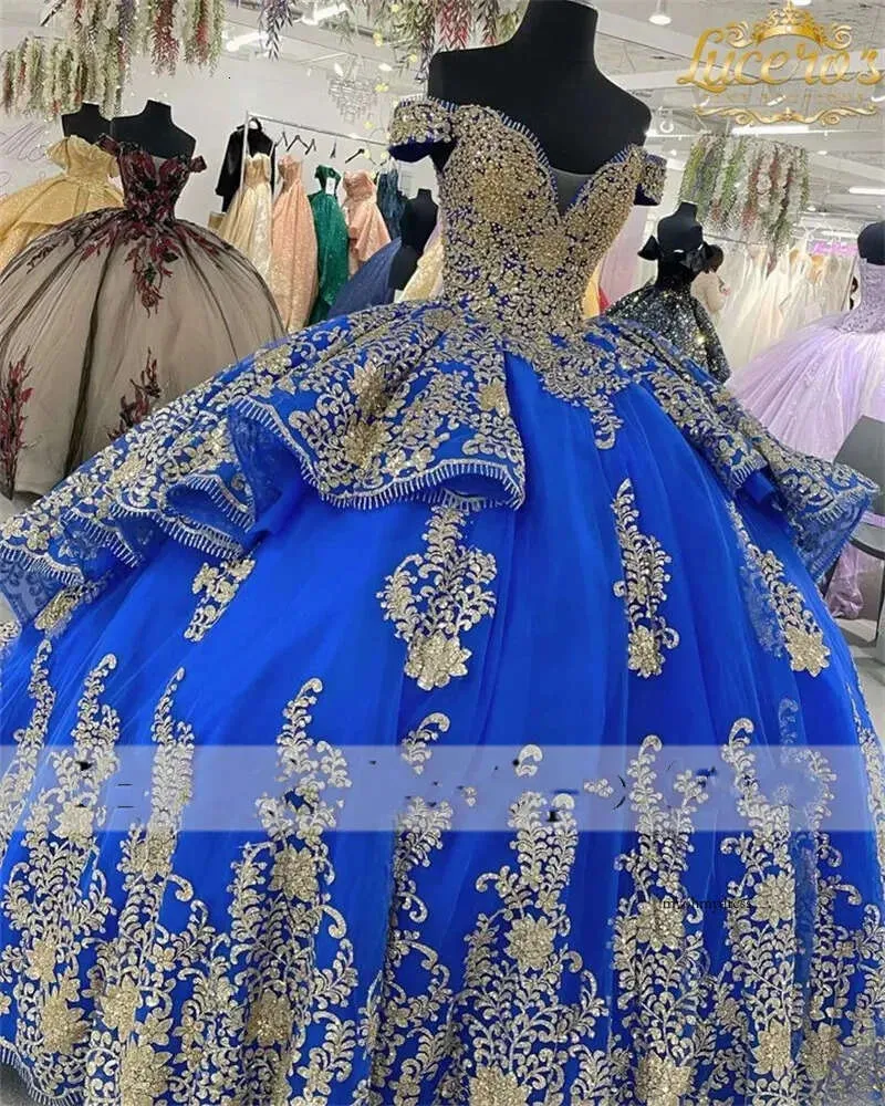 royal blue dress for wedding Royal Blue Chiffon Long Puffy Sleeves A-line Charming Prom Dresses, CP1188 Custom Size(leaving a note) / Custom Color(leaving a note) main image 0