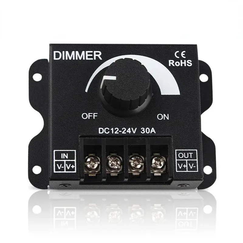 DC DC 12V-24V LED Dimmer Interruttore 30A 360W Controller regolabile del regolatore di tensione 5050 Lampada LIDA LIMA LIMA DEMMERS DEMMER DEMMERS