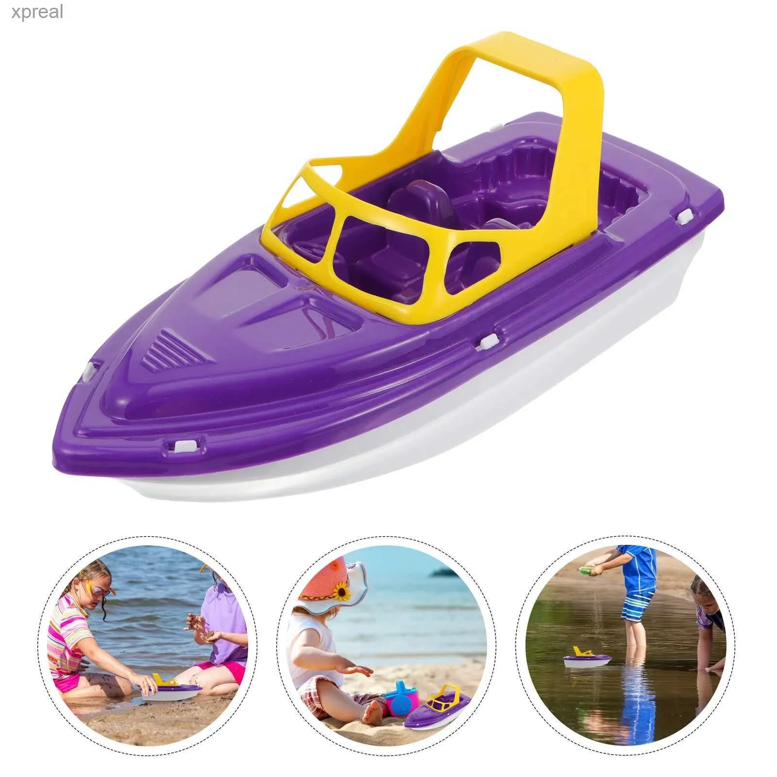 Bath Toys Speedboard Toy Racing Set Segelboot Vergnügungspflicht mit Duschkinderspielzeug Plastik Bad Kinderbad Bootswx