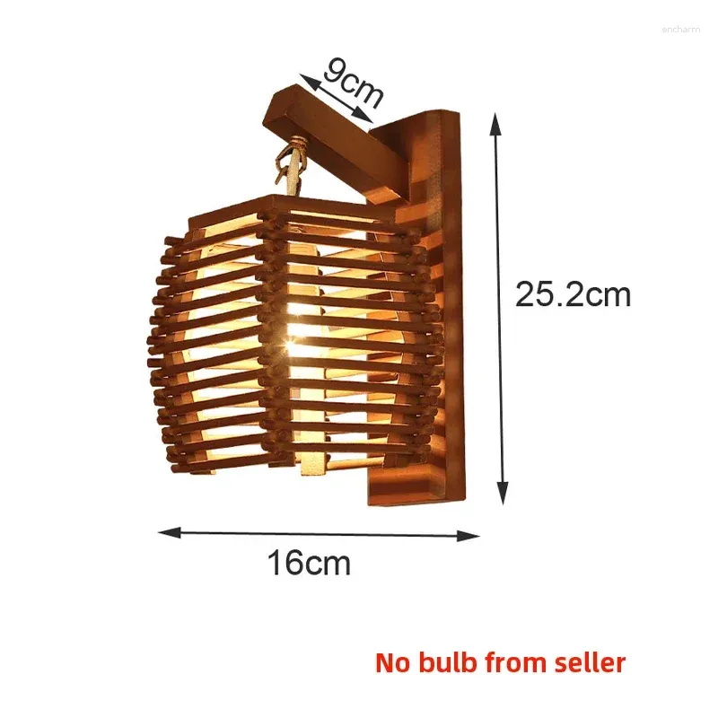 ウォールランプクリエイティブヴィンテージチャイニーズバンブーE27スコンセライト通路廊下エルクティチェンディンギングルームレストランカフェ