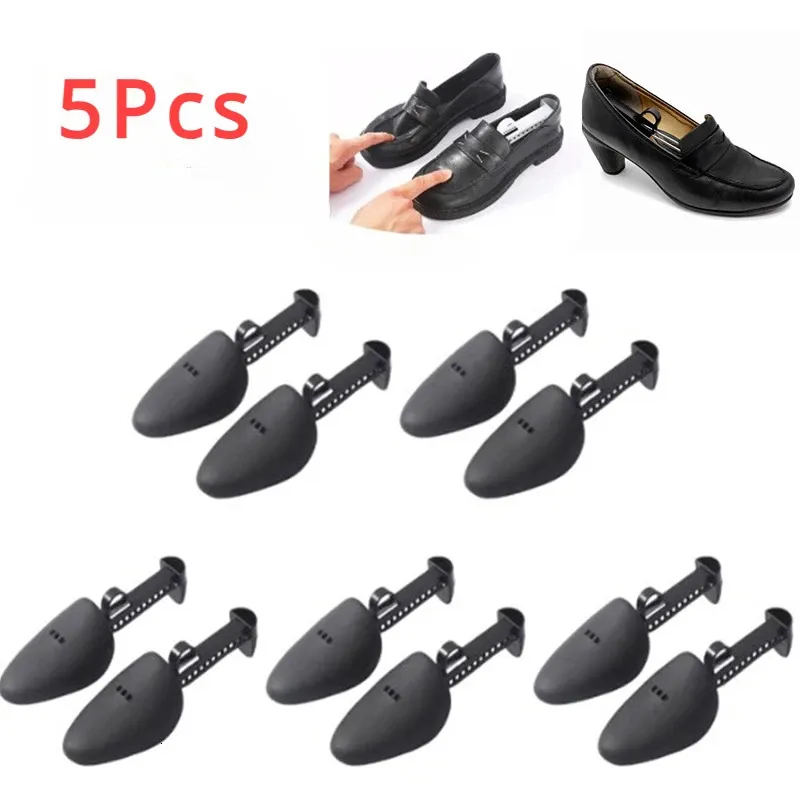 5pcs Schuhstrecker Schuhschuhsperrung Verstellbarer Anti-Deformation Schuhschuhe Frauen Männern Verstellbare Bäume Set und Faltenbeständigkeit 240430