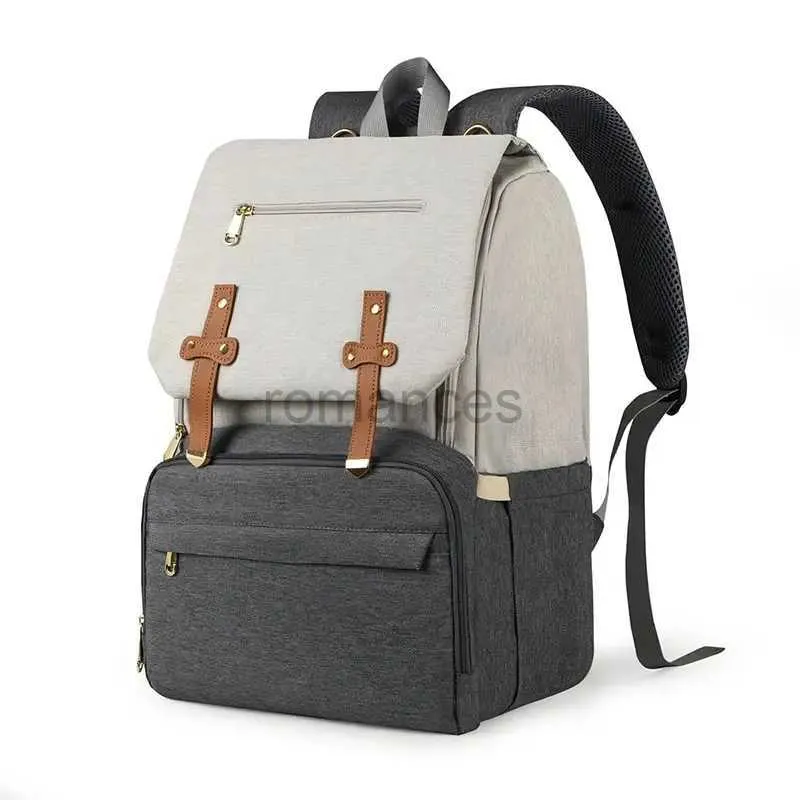 Borse per pannolini Nylon Soild Mommy Backpack Casual Darse di viaggio di alta qualità da donna Fashi