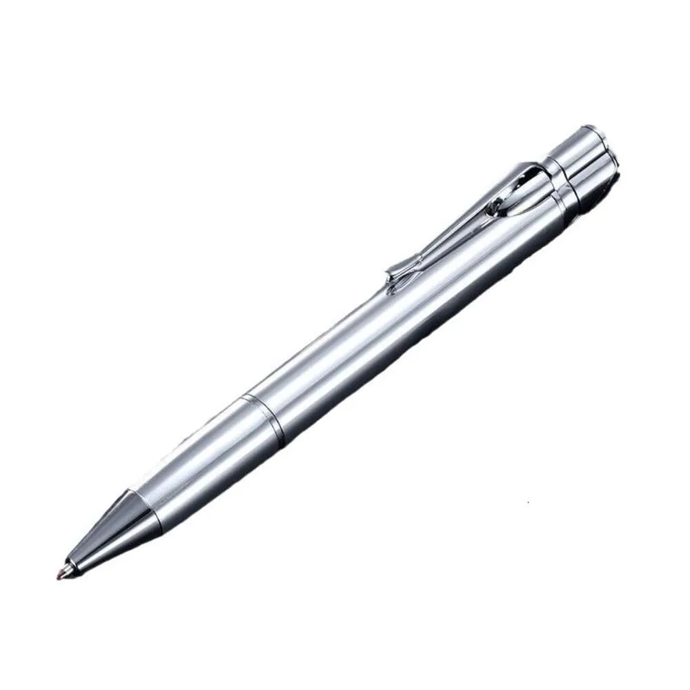 Outdoor Camping Lighter Wholesale Lighter Ballpoint Pen Head Metal Windproof Lighter