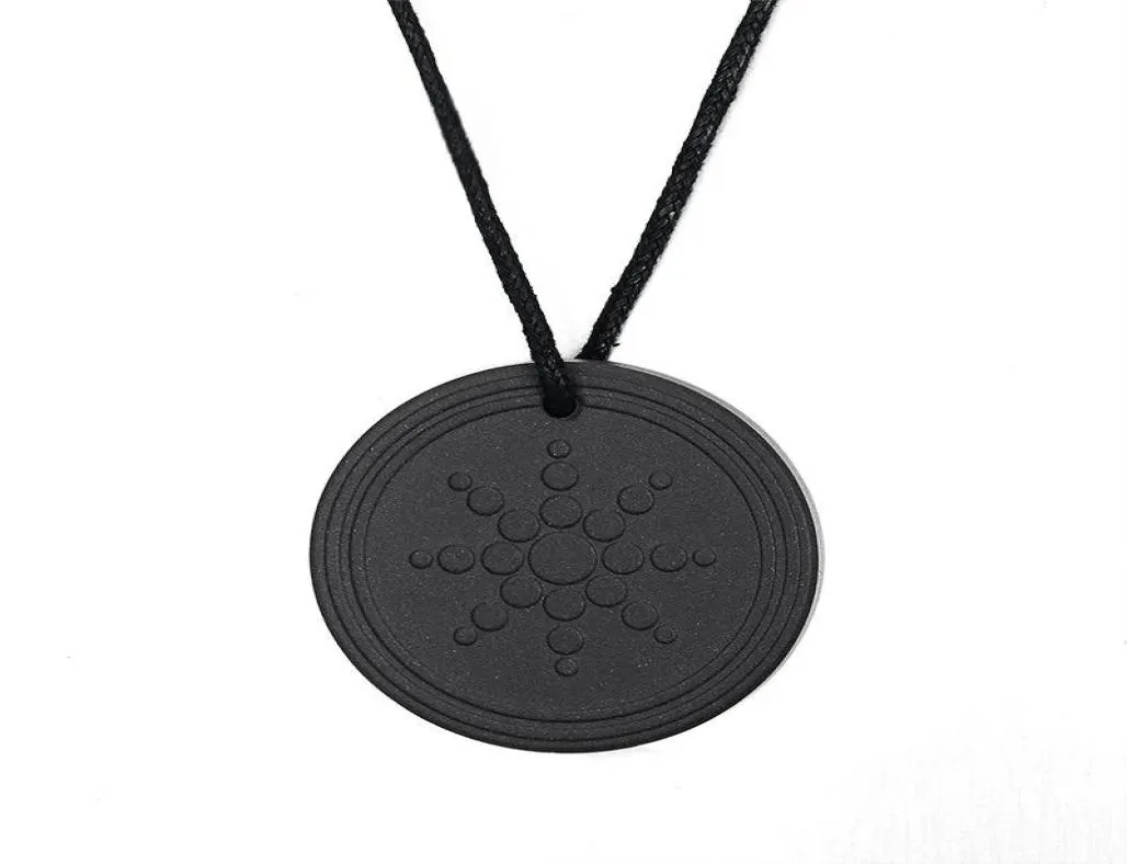 Special Classic Design Quantum Energy Pendant Lava Energy Stone Flower of Life Design Kvinnor Män halsband Fashion Jewelry S24682387837