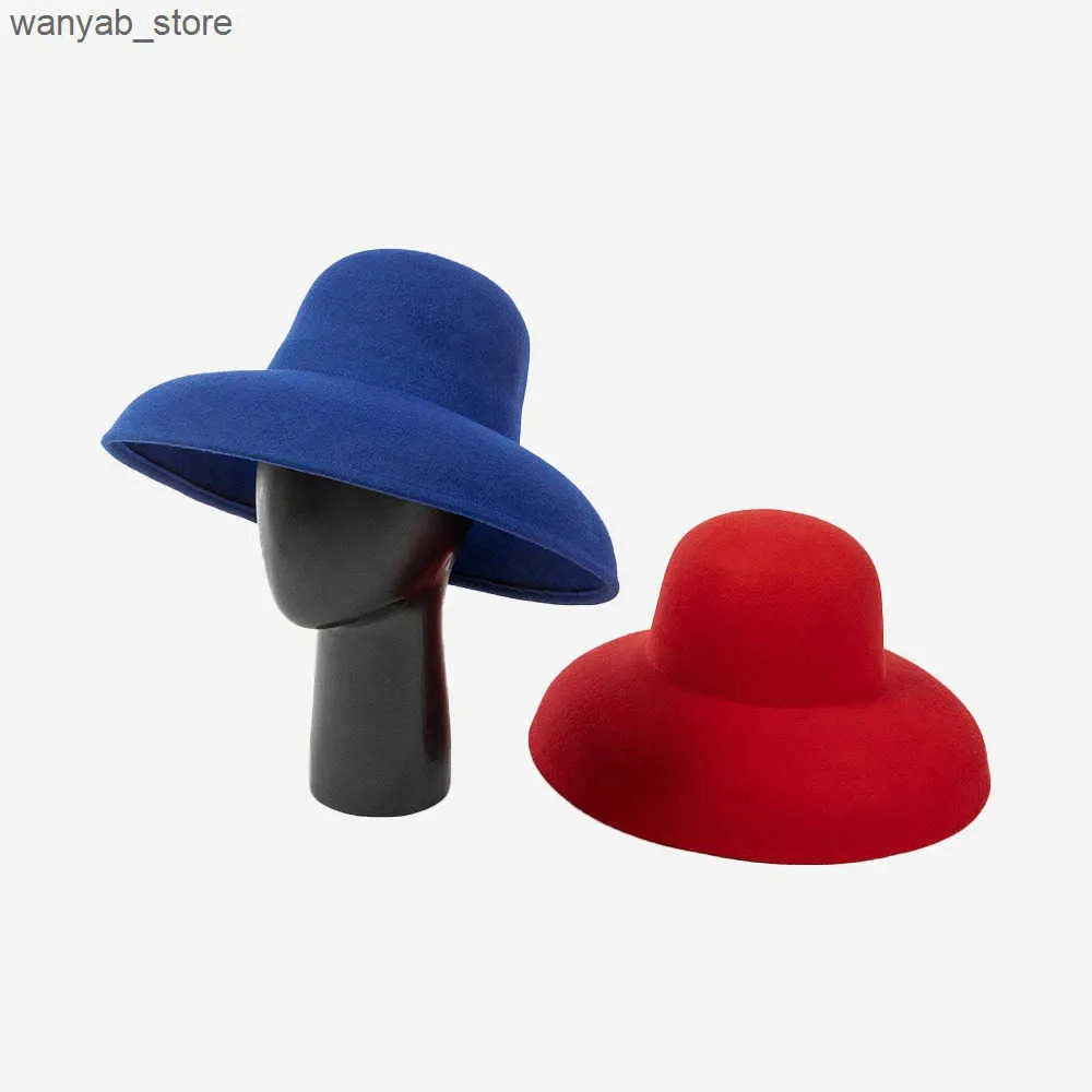 Clothing Maxhosa Bucket Hat Wide Brim Hats For Ladies Wool Felt