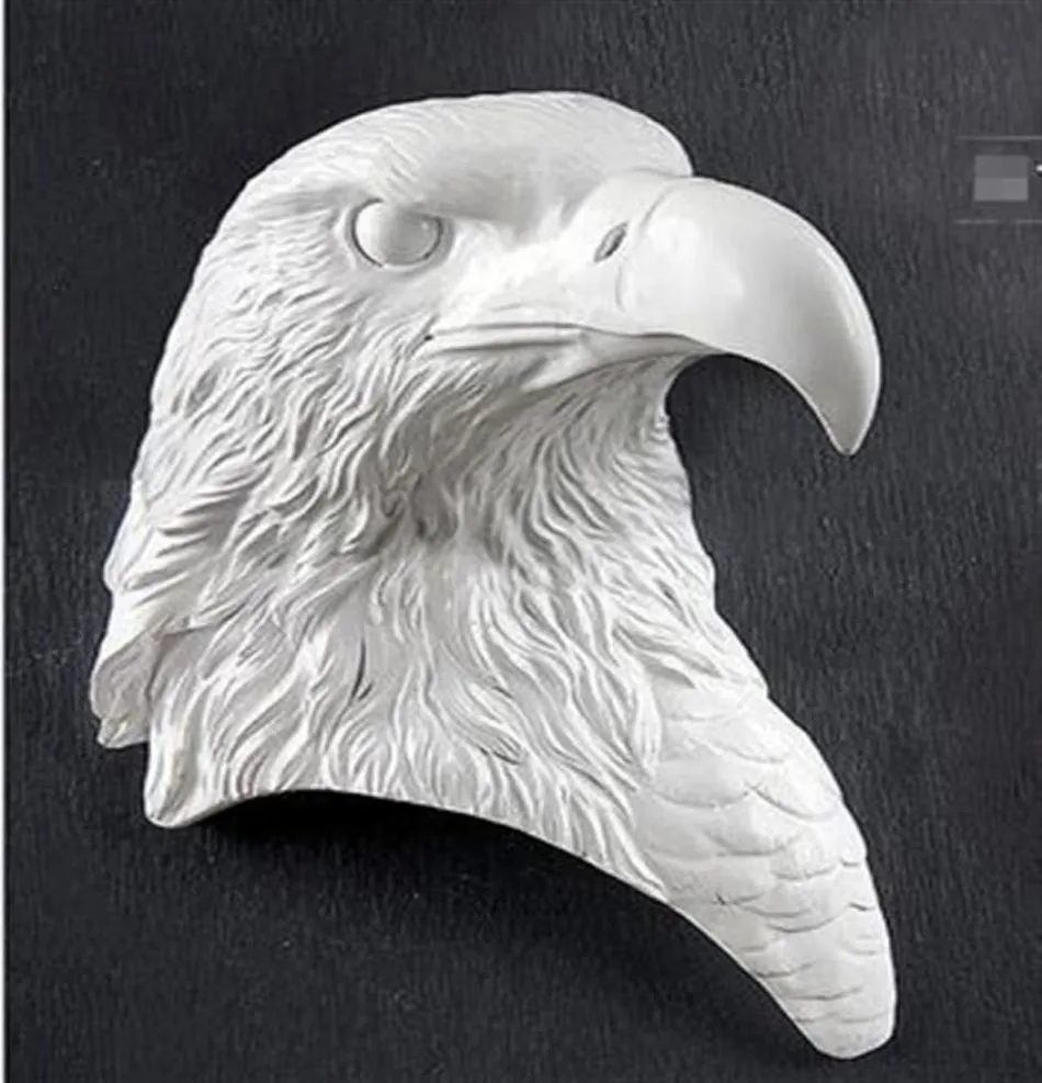 Eagle Creative Mural Wall Hanging Style Pendant Name Wall Modern Office Sculptures Animal Head Home Living Room Decoration187T6475780