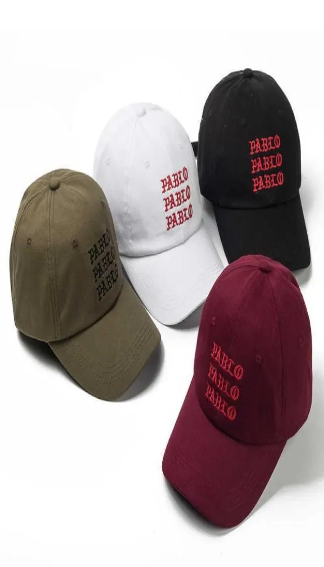 VORON new I Feel Like Pablo Red Hat Dad Baseball Cap Pablo embroidery dad hat men women Snapback Cap hats X07262033823