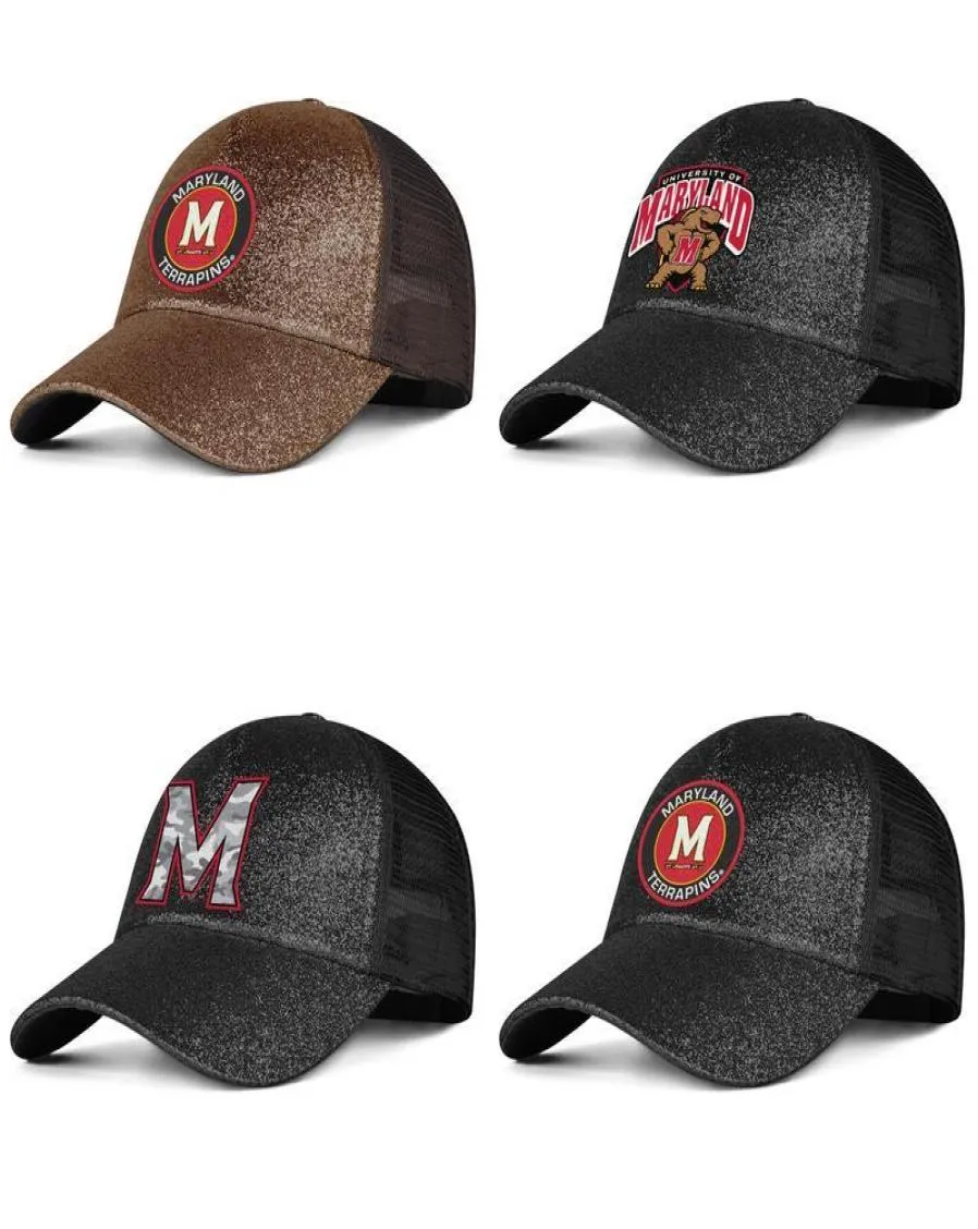 Maryland Terrapins okrągłe logo męskie i damskie kucyk czapka czapka fajna moda baseball drużyna Baseballhats Grey Camuflage piłka nożna5549641