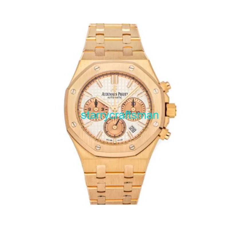 Orologi di lusso APS Factory Audemar Pigue Royal Oak Chrono Auto Gold Gold Mens orologio 26315or.oo.1256or.01 Steu