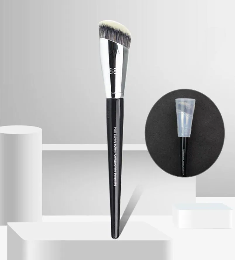 Brusque de maquillage de polissage pro incliné 88 Crème liquide à angle rond SCULPTION SCLUPT Contour Beauty Makeup Tools2486206
