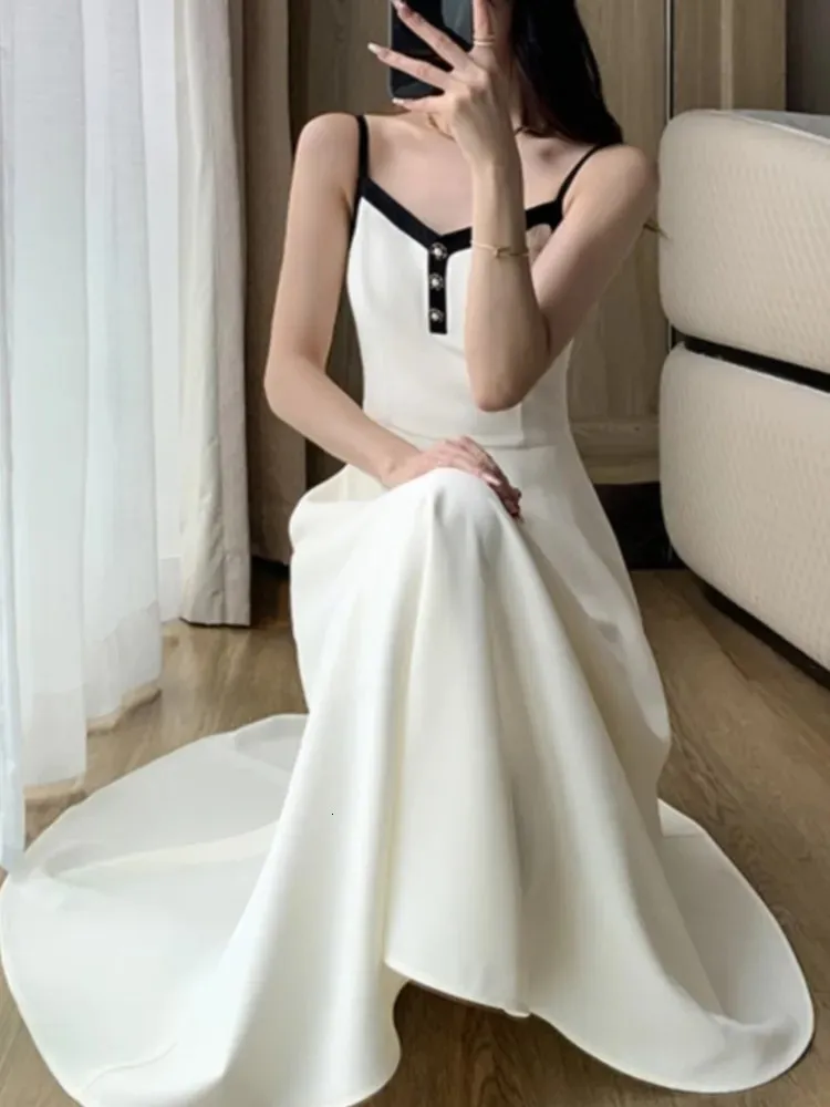 green emerald velvet dress Dresses for Women Cover Up Midi Formal Clothes Solid Woman Dress Knee Length Black White Crochet Trendy Korean Fashion Knitted