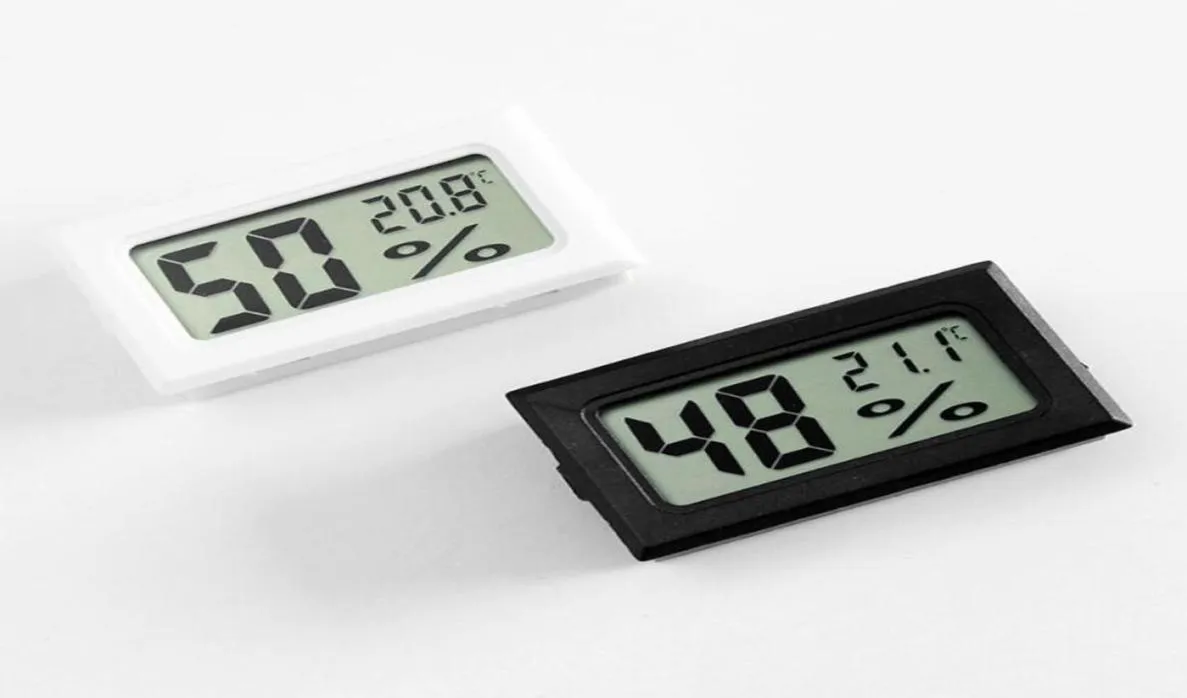 Mini Digital LCD Environment Thermometer Hygrometer Humidity Temperature Meter Refrigerator Temp Tester Precise Sensor LJJP118208033