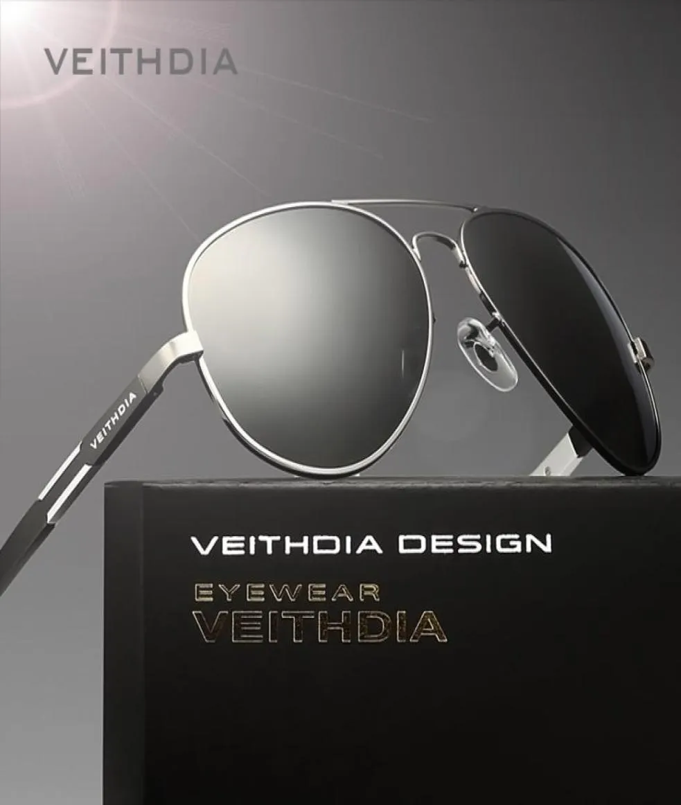 Veithdia Aluminium Men039 Occhiali da sole Polarizzati occhiali da sole Maschio accessori per occhiali classici uomini uomini Oculos de Grau 66958526129