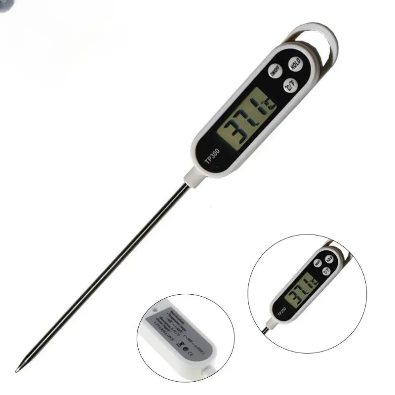Digitale voedsel thermometer keuken koken bbq sonde elektronische oven vlees water melksensor meters van de sensor meten met het meten van thermometers