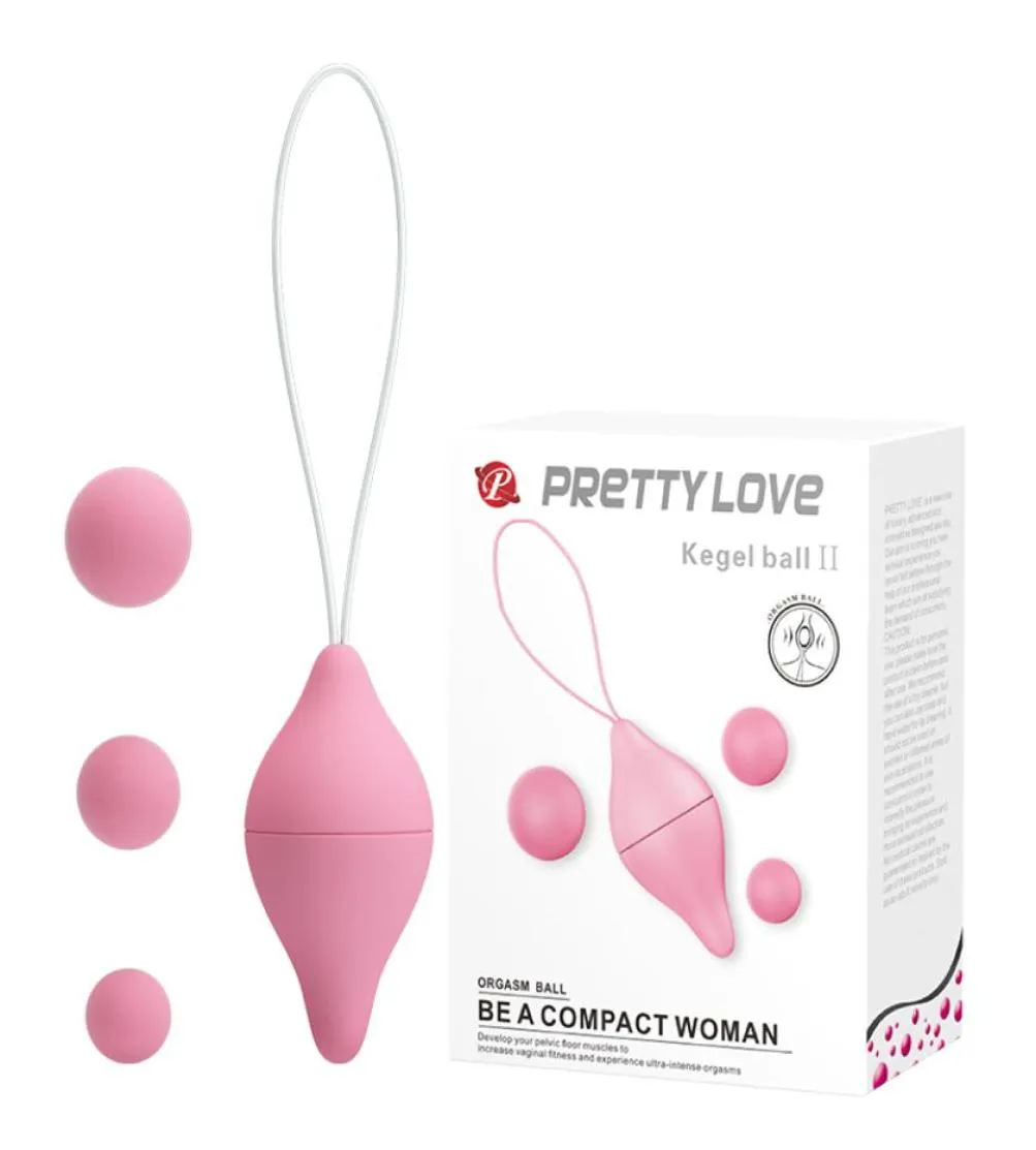 Pretty Love Kegel Ball Vaginal Trainer Smart Love Ball för vaginal tät träning Sexig leksak sexprodukter för kvinnor Y18930023054802