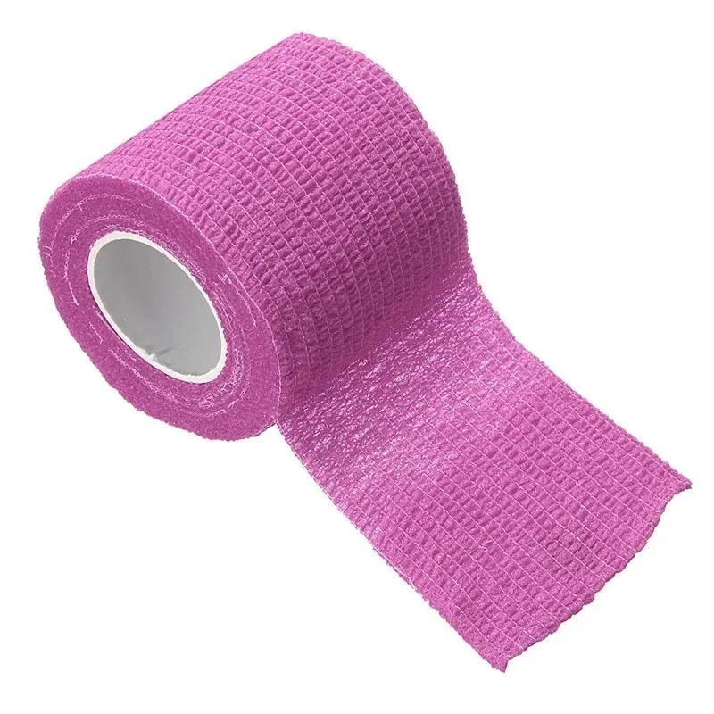 Traitement de soins de santé médicale à bandage élastique auto-adhésif Traitement de soins de santé médicale outil de préalable 5cm / 4,5 m de voyage extérieur