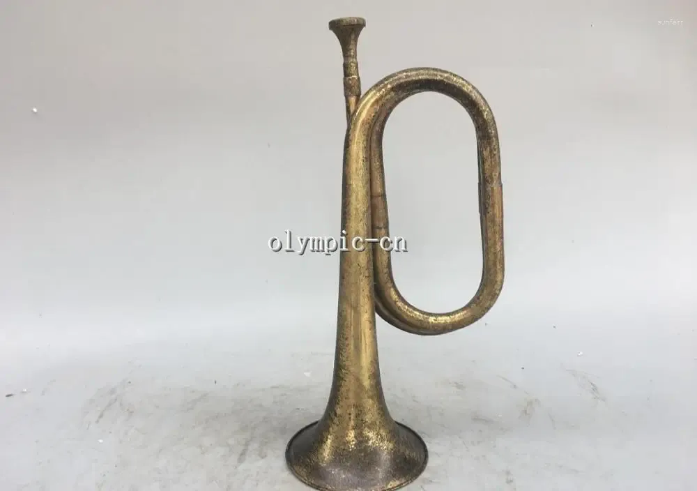 Декоративные фигурки коллекция медные ручные инструменты музыкальные инструменты труба рог