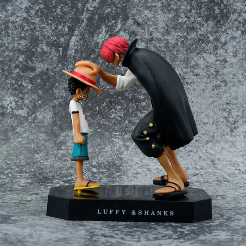 Actie speelgoed figuren een stuk anime vier keizers schachten stro hoed luffy actiefiguur